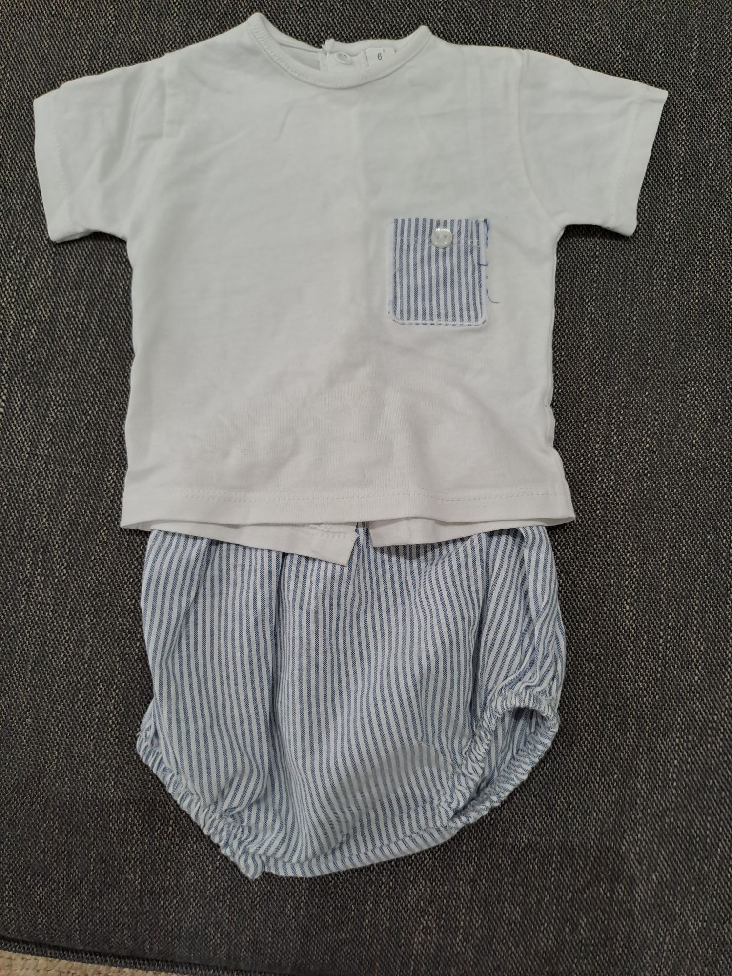 Conjunto menino calção + blusa