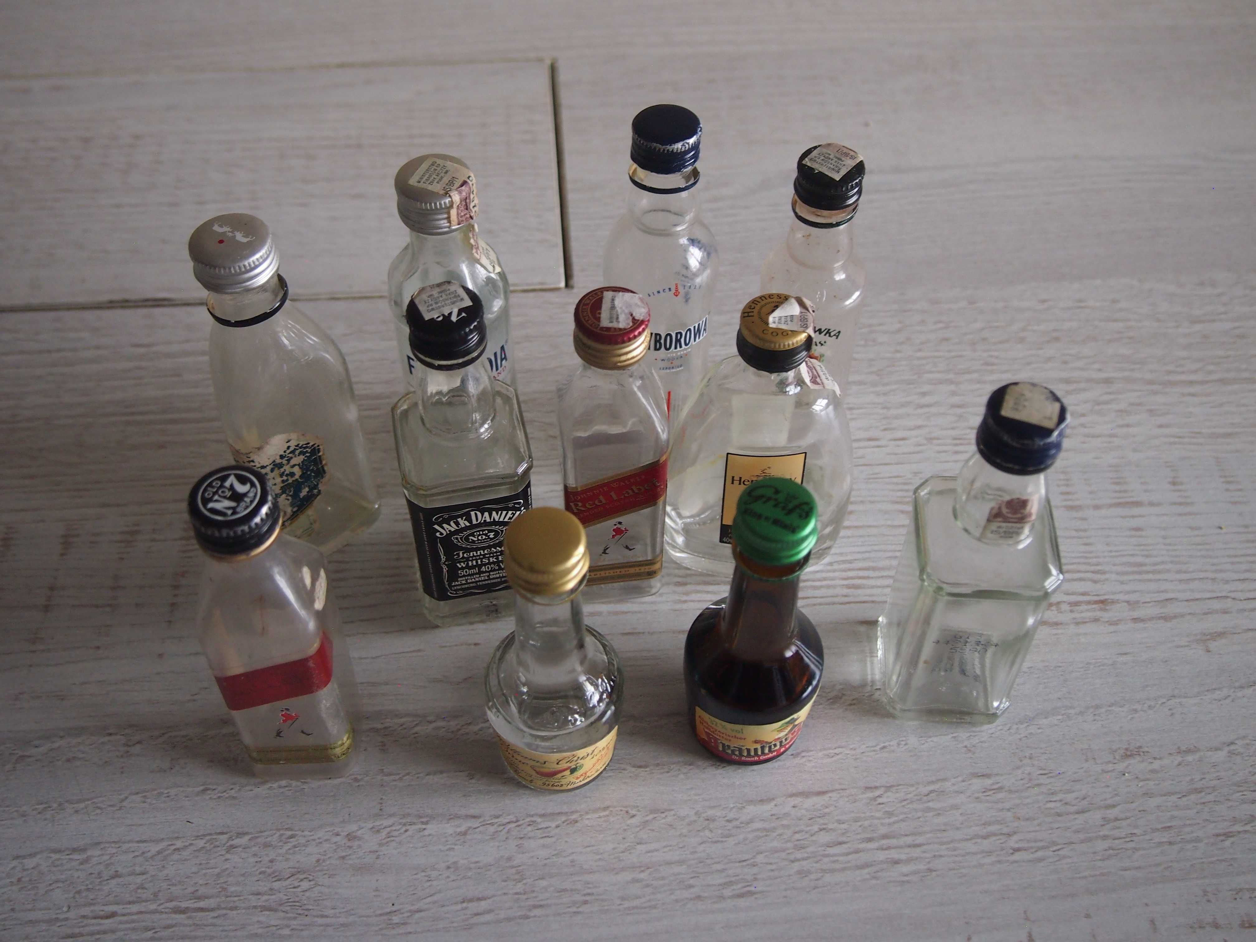 Buteleczki 50ml. po alkoholu