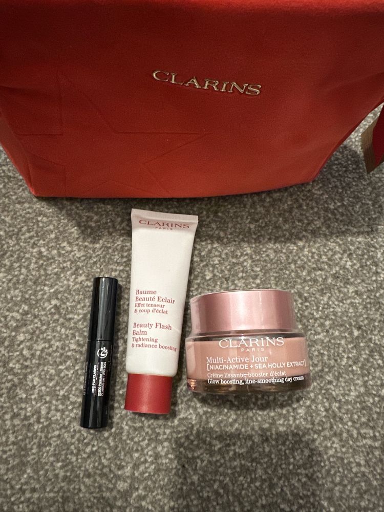 Clarins Multi Active zestaw kremow z kosmetyczka