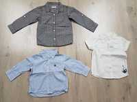 Spodnie i koszule rozmiar 86 esprit h&m Carter Reserved benetton c&a