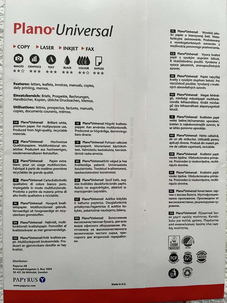 Papier do drukarki