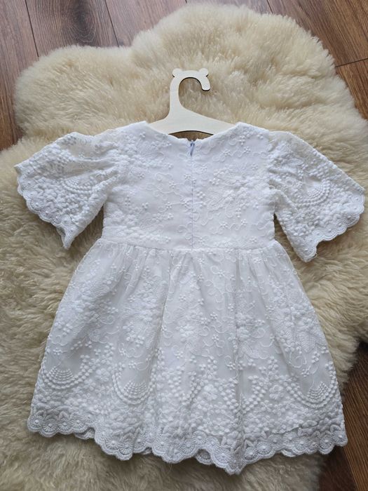 Przepiękna sukienka do Chrztu Sophie Design Holly - zestaw + GRATIS