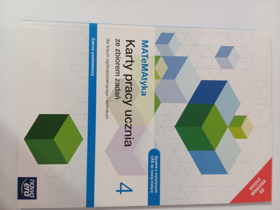 Karty pracy ucznia MATeMAtyka 4 zakres podstawowy Nowa Era