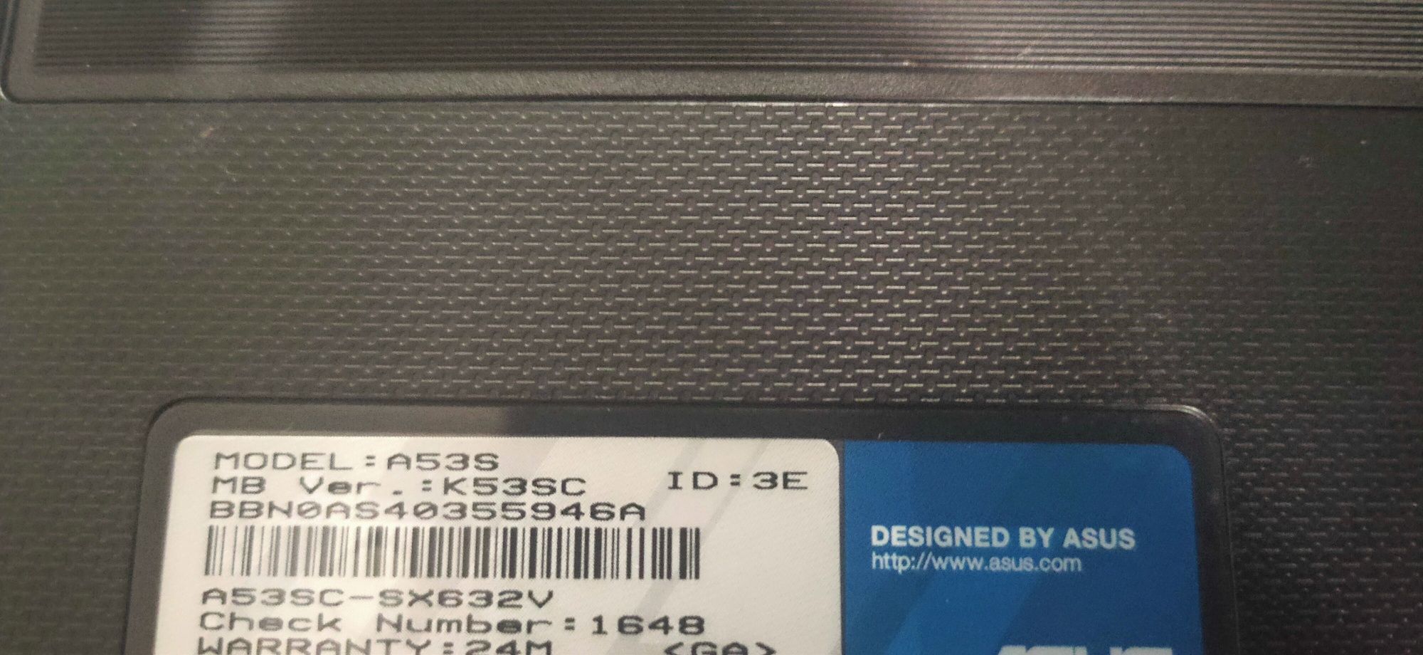 Asus A53S 15.6 Intel i5-2410M 8 RAM 128 SSD NVIDIA GT 540M 2 ГБ