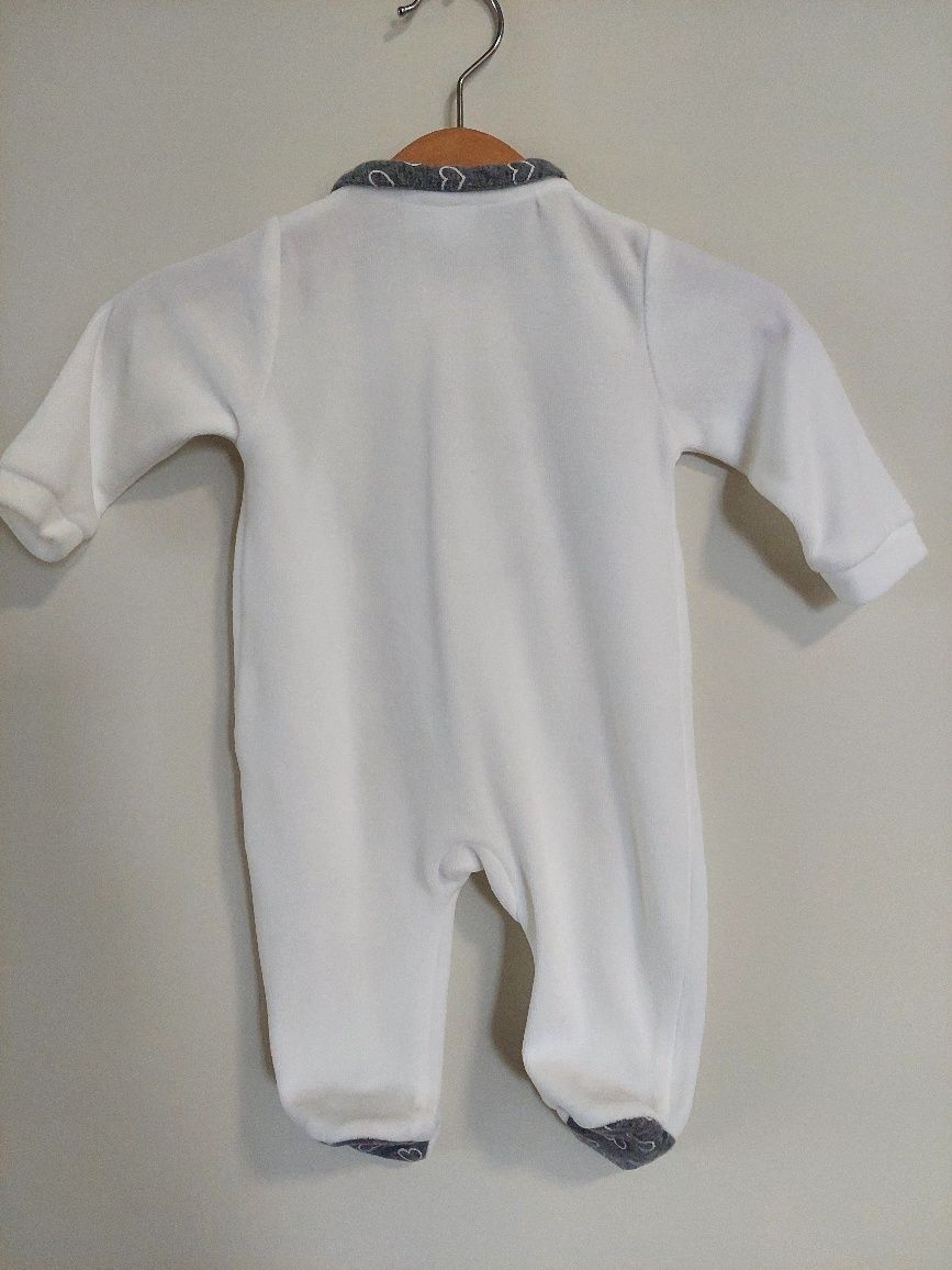 Babygrow veludo e mangas compridas IDO Tam. 1-3 meses