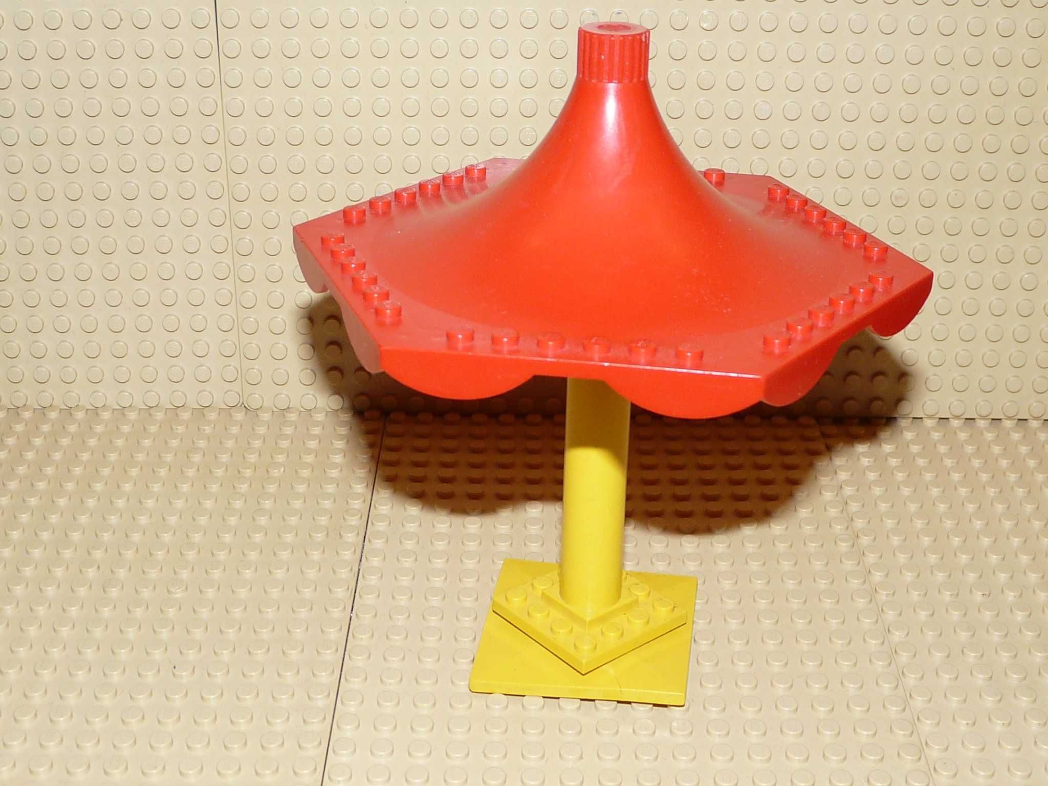Lego fabuland friends duża obrotowa karuzela parasol do ogrodu unikat