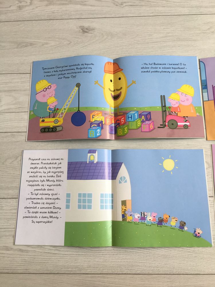 Zestaw Świnka Peppa Peppa Pig książeczki i maskotka przytulanka