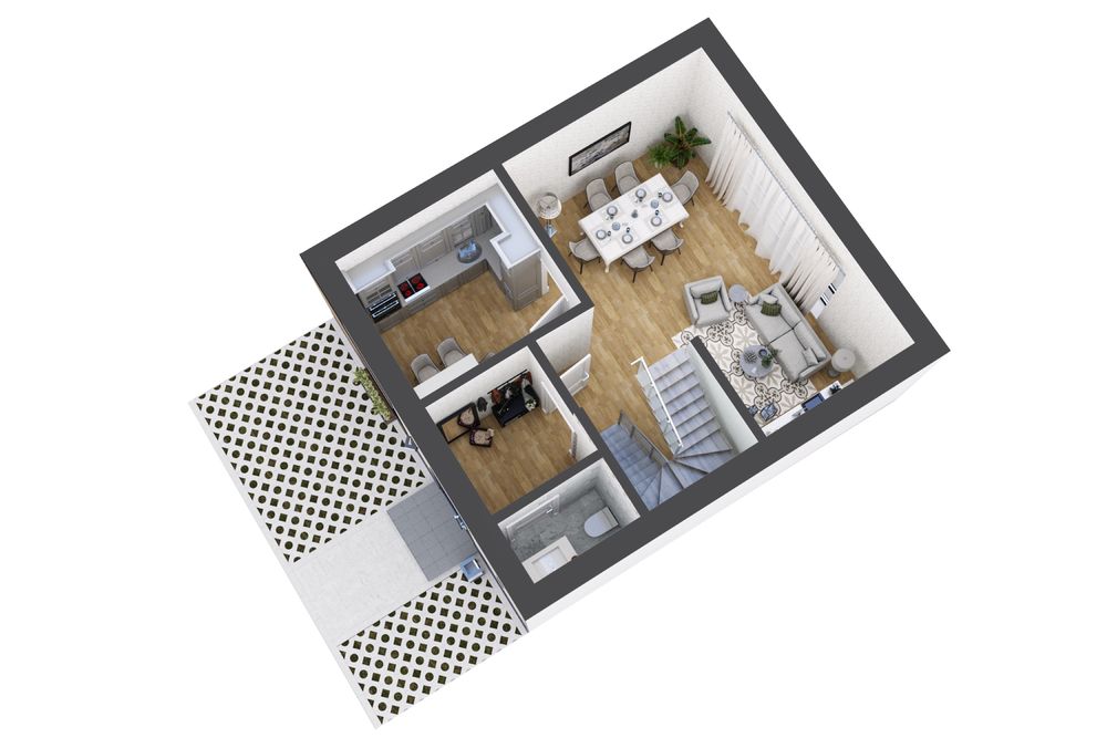 Таунхауси біля Річ Тауна ‼️570$ /м2. ЦЕНТР. Комунікаціі і ГАЗ