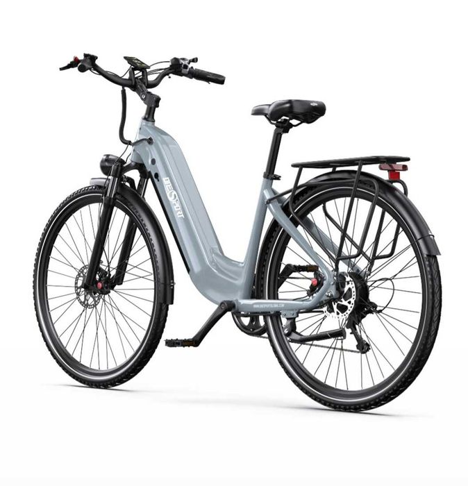 Rower elektryczny ONESPORT OT05 PRO 28" NOWY! Szary zasięg 140km