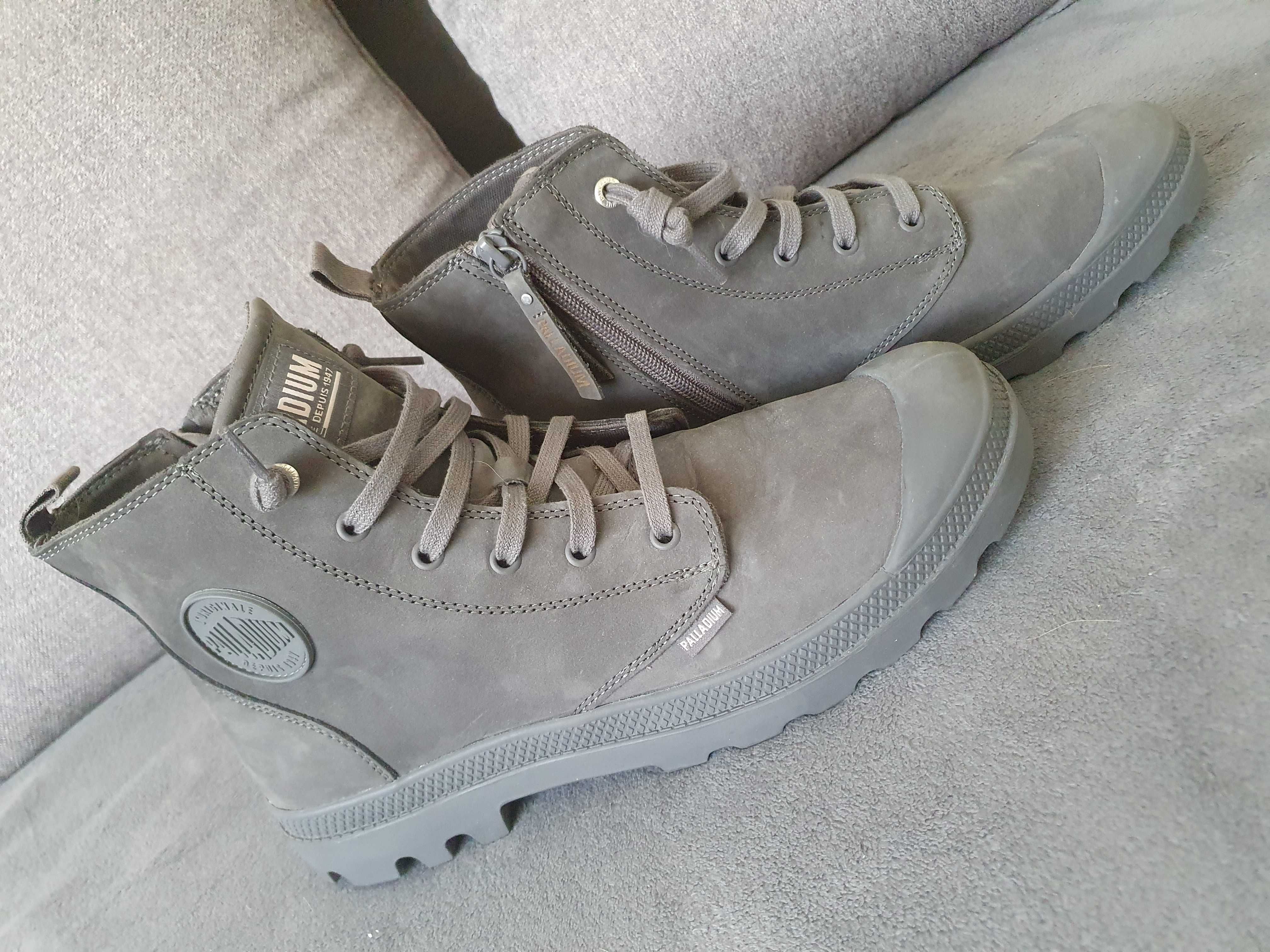 Buty Palladium Pampa Hi Zip skóra nubuk