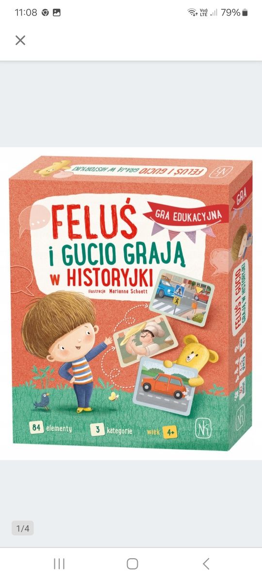 Feluś i Gucio grają w historyjki Nowa! Gra edukacyjna