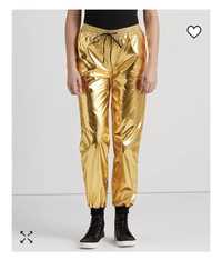 Золоті штани  на резинці бренду Ralph Lauren