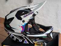 Kask Troy Lee Designs STAGE Trooper White M/L 57-59cm NOWY Enduro MIPS
