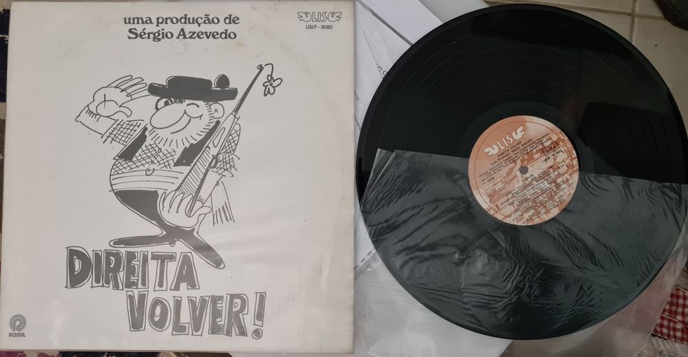 Disco LP vinil de Música de Intervenção