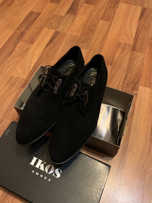 Новые замшевые мужские туфли IKOS -45 размер
