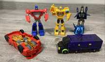Transformers robot samochód pojazd zabawka + figurki