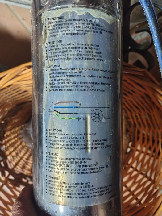 Bomba pra furo de água