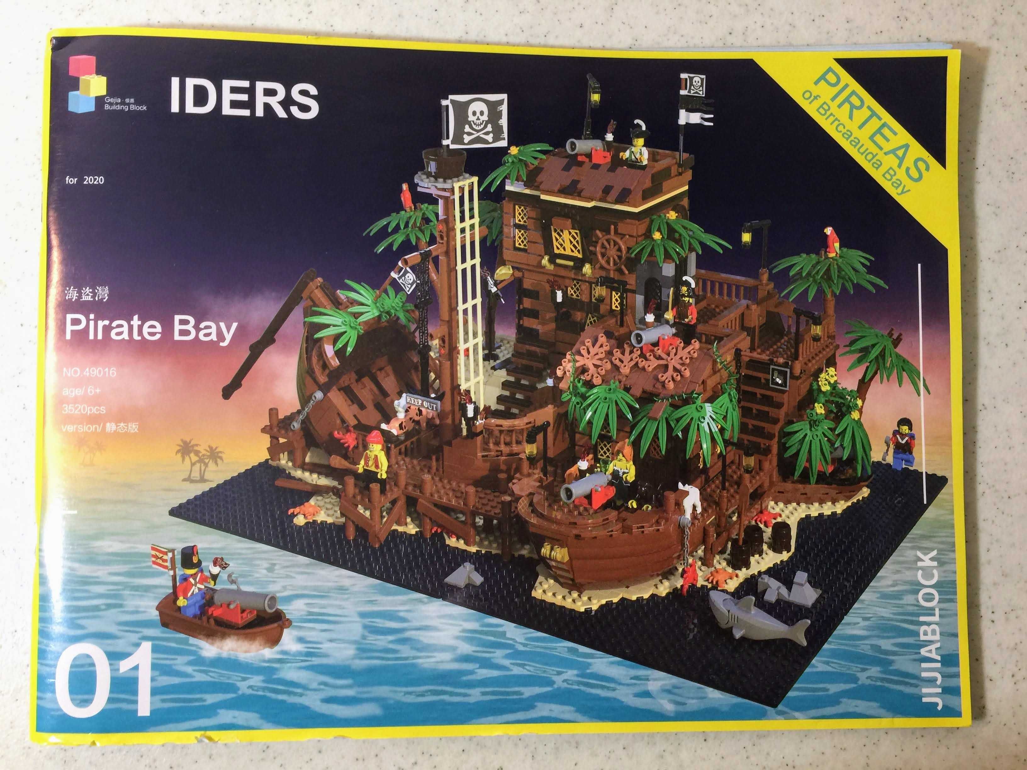 Pirates of Barracuda Bay typu lego pirates