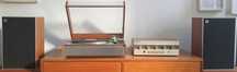 Gira discos, Amplificador e Colunas Leak
