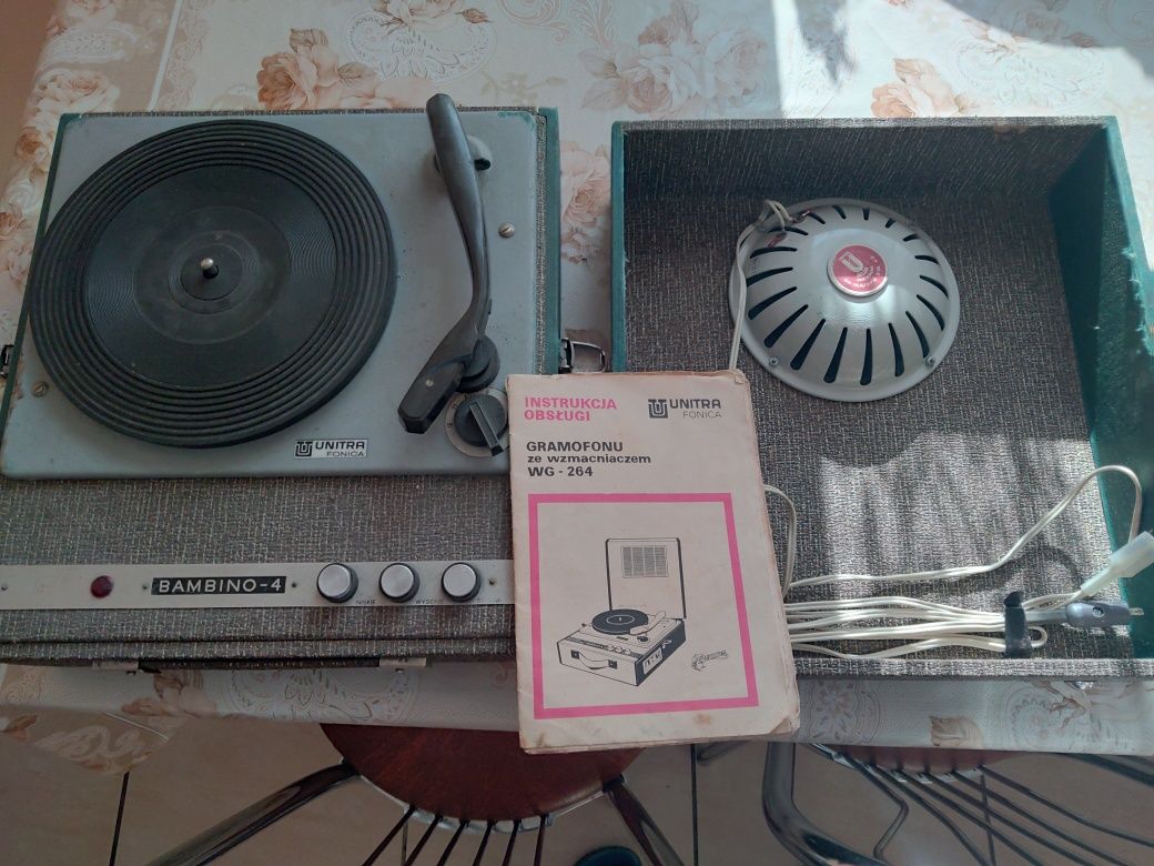 Adapter gramofon bambino 4 PRL 1972 rok