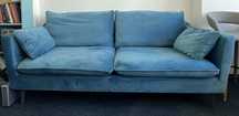 Sofa Famous niebieska Invicta Interior