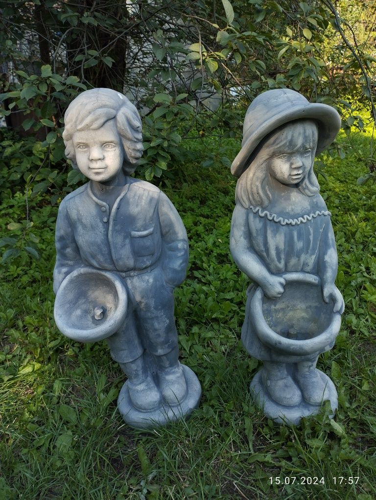 Figurka Ogrodowa Betonowa Kwietnik Donica Taras Doniczka Ogród Działka