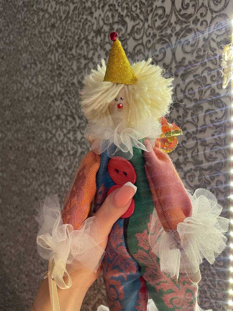 Кукла Тильда -  весёлый Клоун