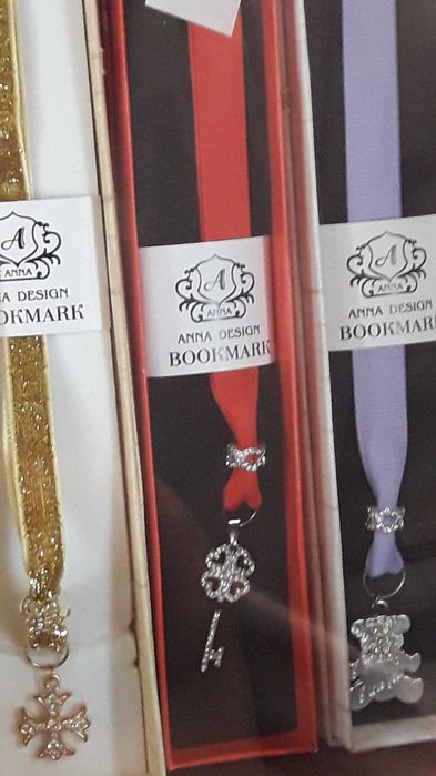 Закладки для книг и блокнотов камни Swarovski и  Pandora