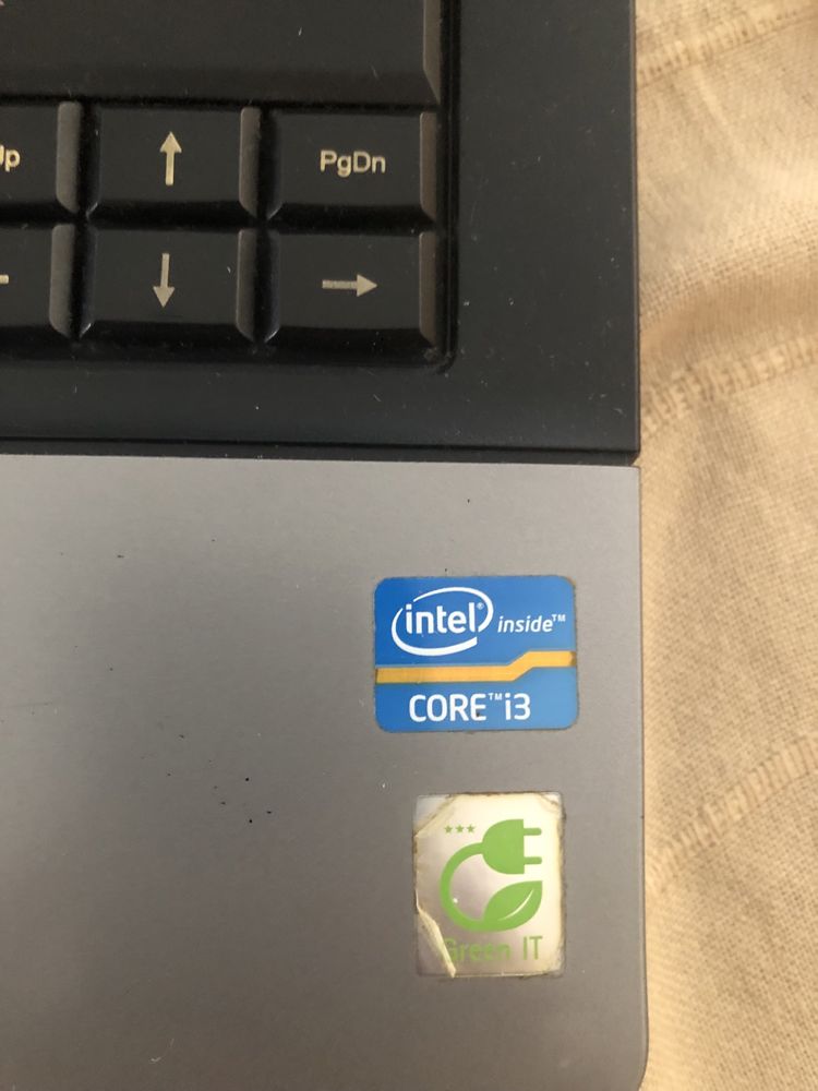 Portatil i3 em funcionamento