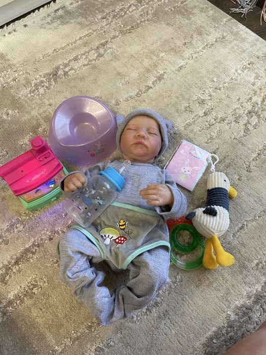 Лялька пупс levi reborn 45 cм хлопчик