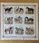 Hermès chusta jedwabna 90x90 Les Robes