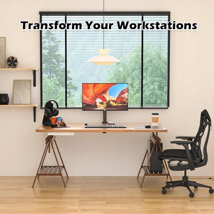 Uchwyt do Monitora 13-32 cali, Regulacja, VESA, Max 10 kg