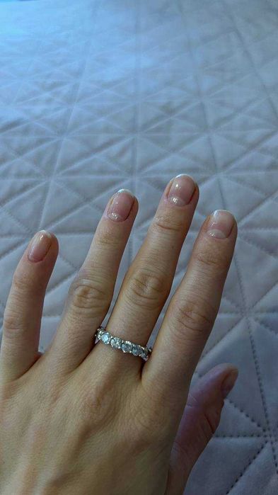 Каблучка срібна, 17 розмір