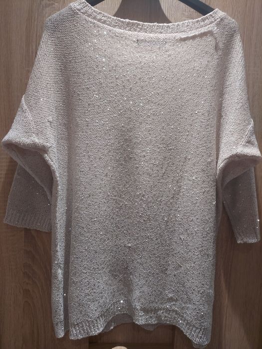 Cekinowa bluzka ombre 38 MOHITO rozm. M sweter cieniowany okazja