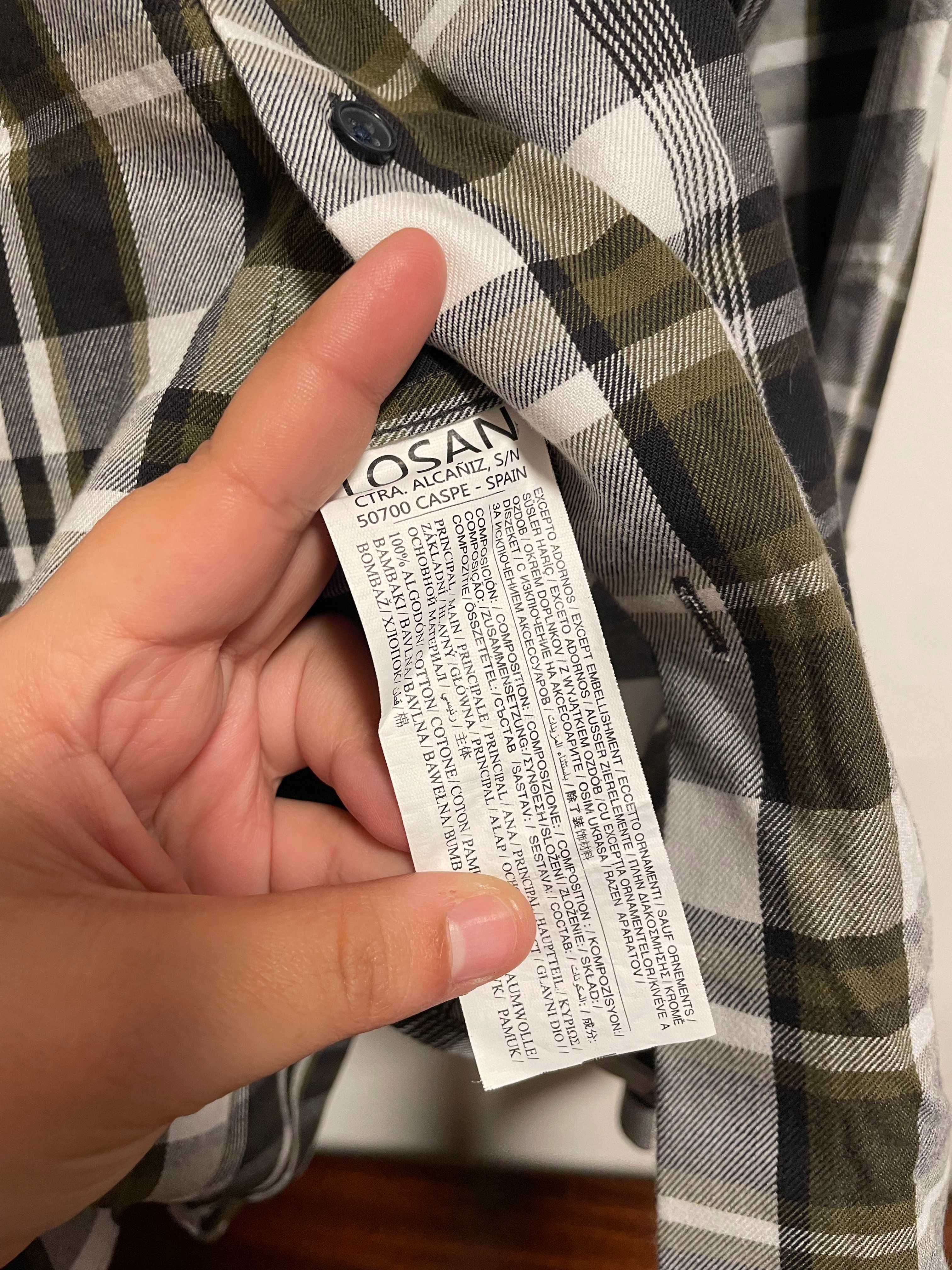 Camisa Losan Homem 100% Algodão