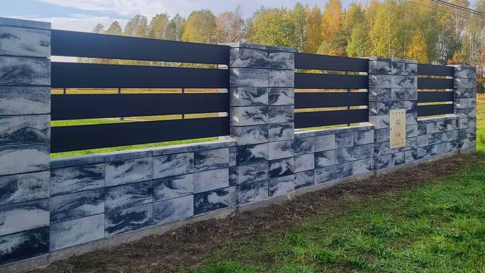 Ogrodzenia frontowe | Bloczki | Transport | Montaż