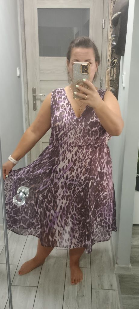 Sukienka letnia na ramiączkach rozmiar XXL , 3XL