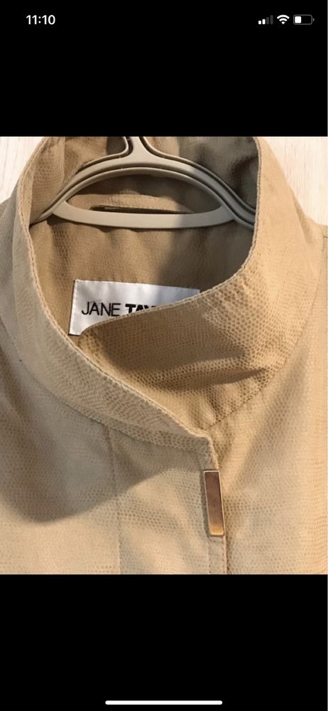 Jane Tylor 44 damski lekki płaszcz wiosna szlafrokowy