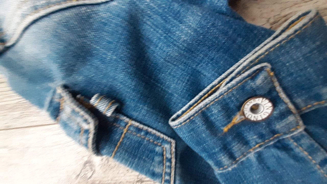 VINGINO Zalando Vintage przejściowa  kurtka jeans 122 oryginal. Dla m