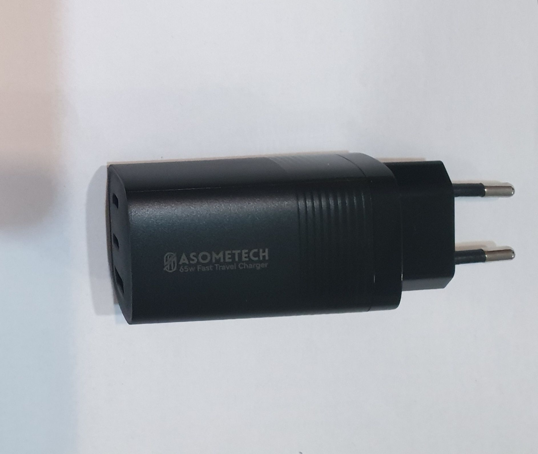 Компактний зарядний адаптер ASOMETECH 65w для ноутбуків і смартфонів