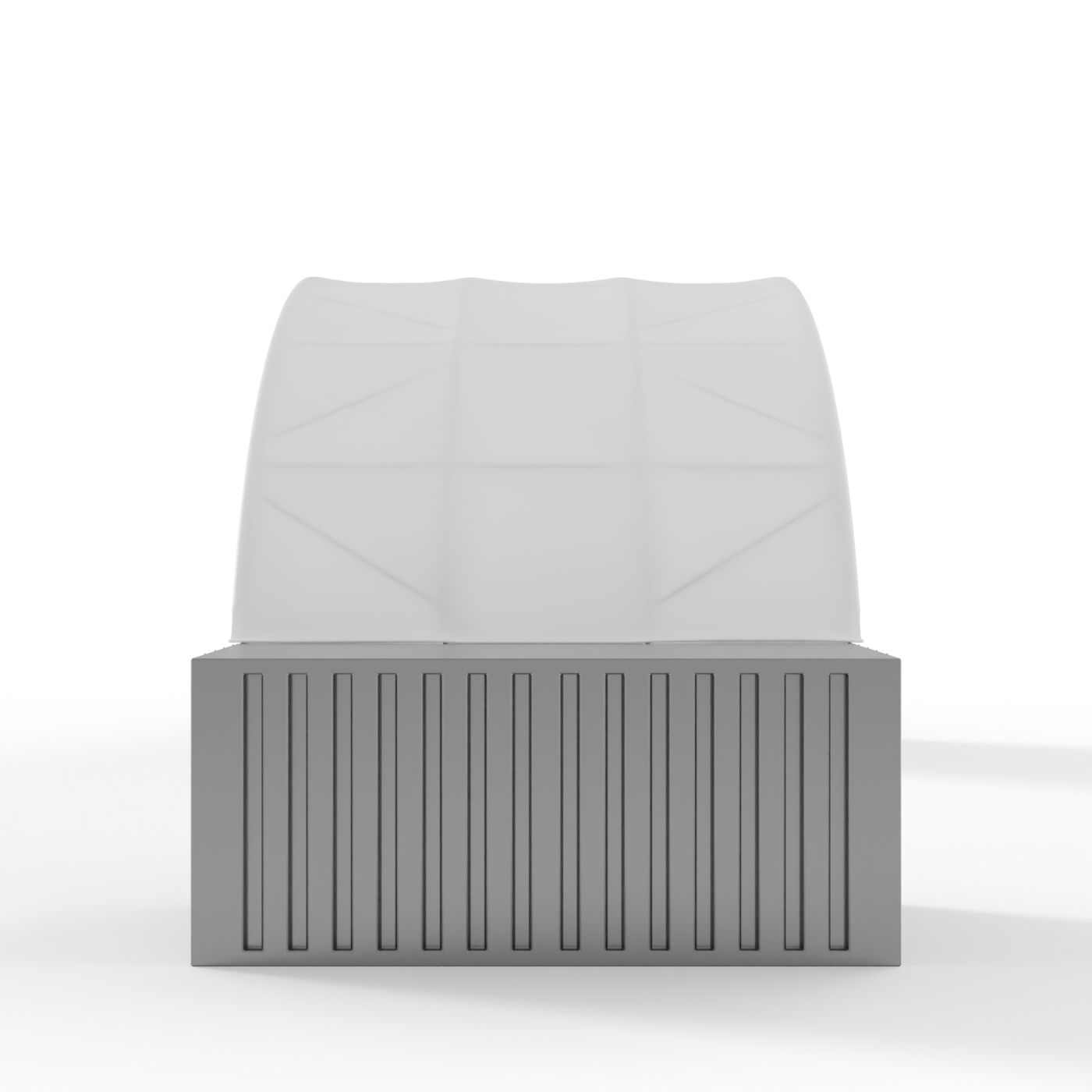 Zadaszenie kontenerowe 10x6m | Wytrzymałe PVC | szybki montaż | wiata