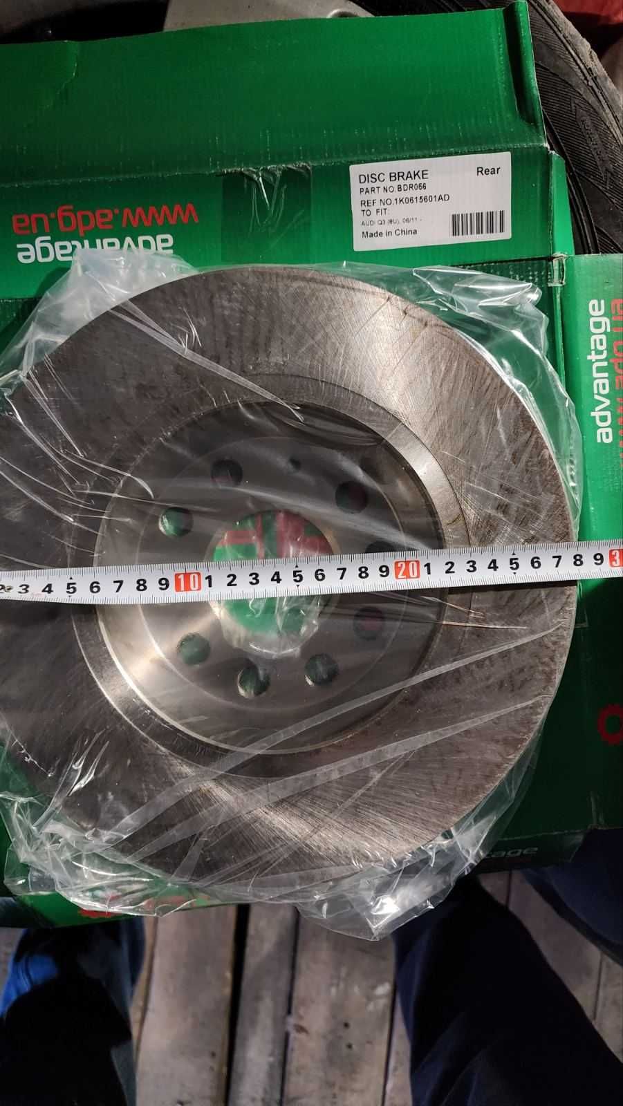 Тормозной диск задний 282 ммVolksvagen, tiguan,Audi q3 1k0615601aD