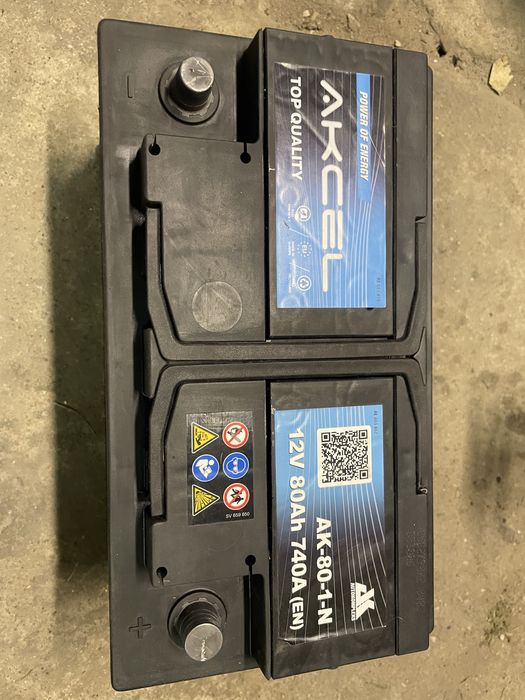 Akumulator akcel 80ah 740a