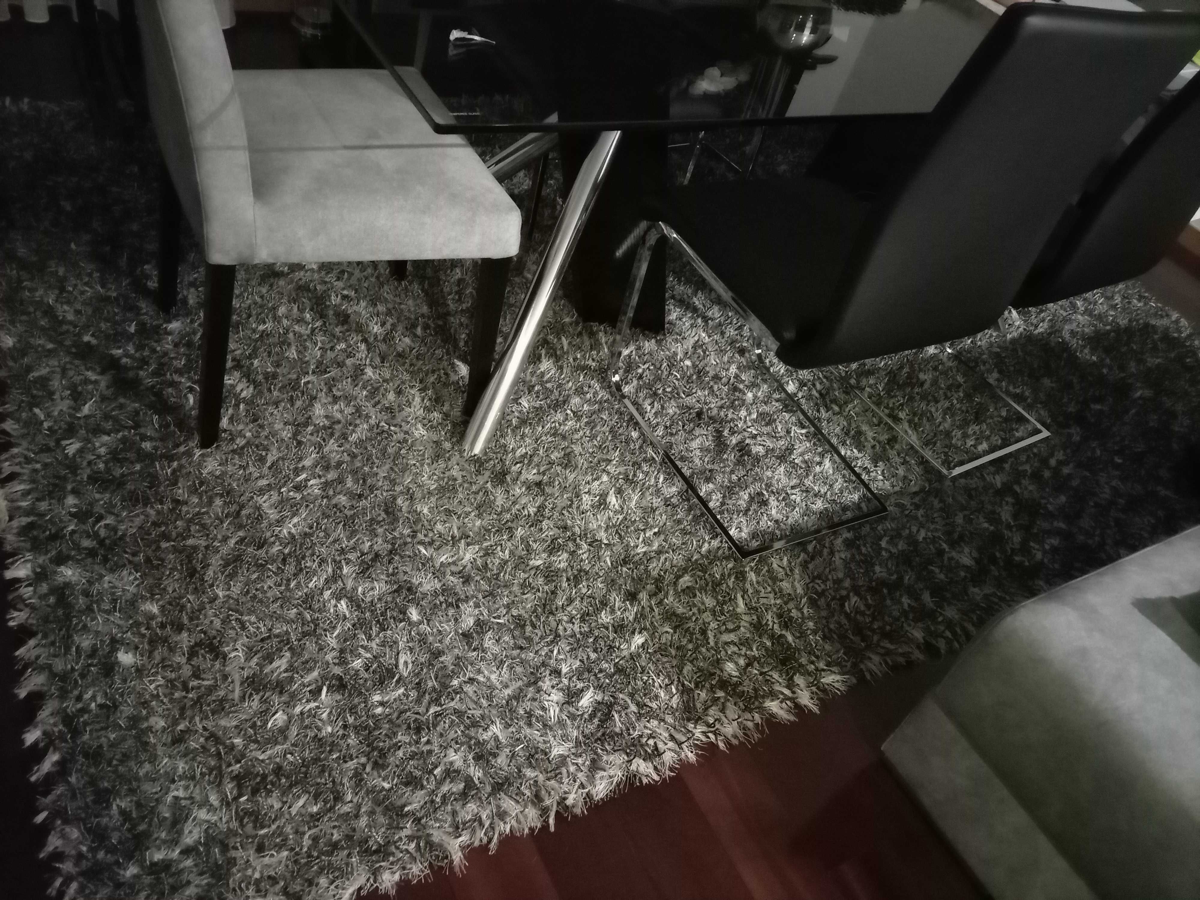 Conjunto de 2 carpetes de sala de jantar e de sala de estar