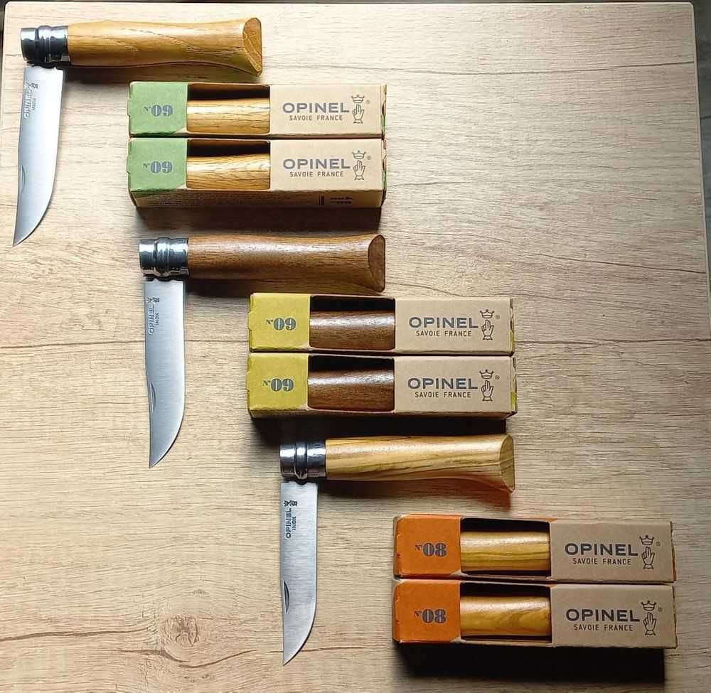 НОЖ OPINEL Inox 09 Франция ручка бук ценные породы лезвие карбон нерж