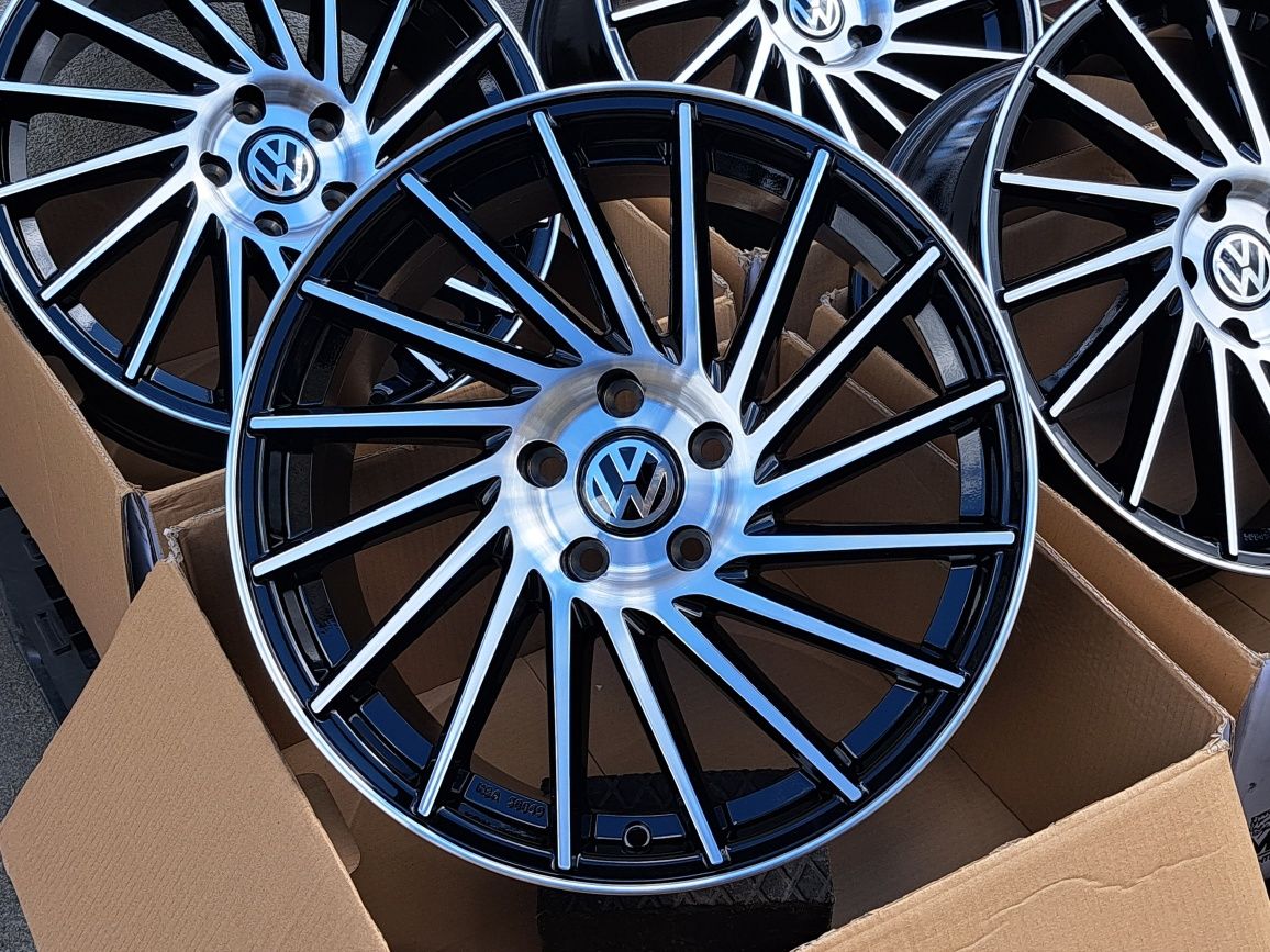 ALUFELGI NOWE VW 18 5x112 T-Roc Passat Golf Jetta Scirocco KT17 CNC