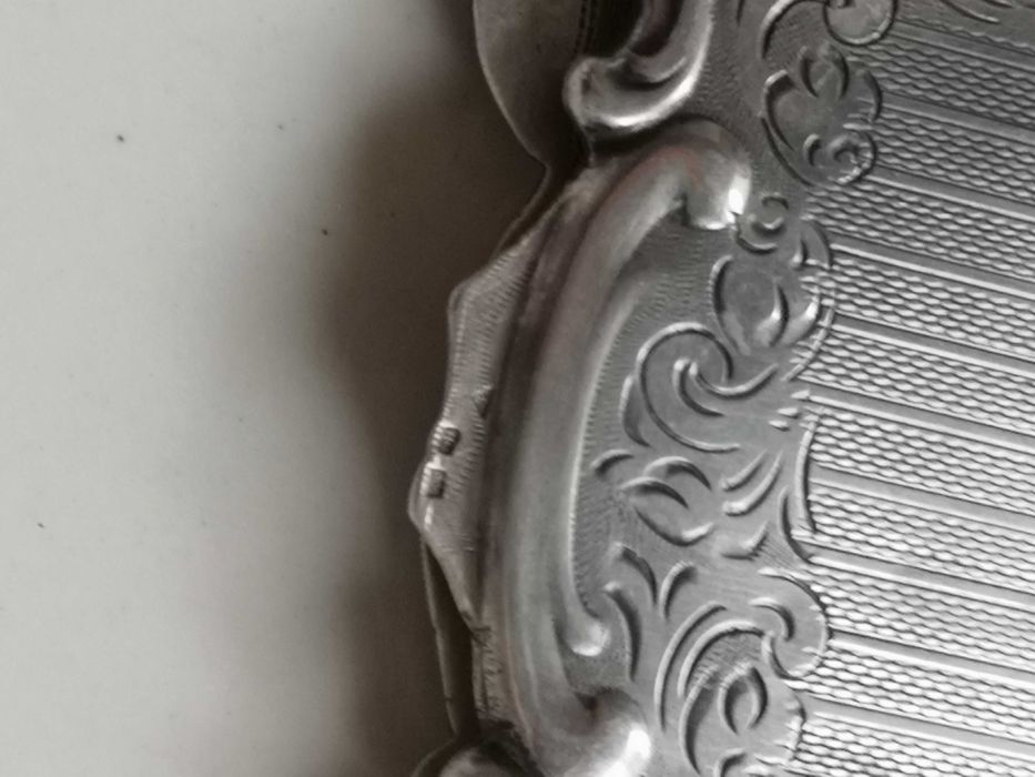 puderniczka vintage srebro 900 Czechy