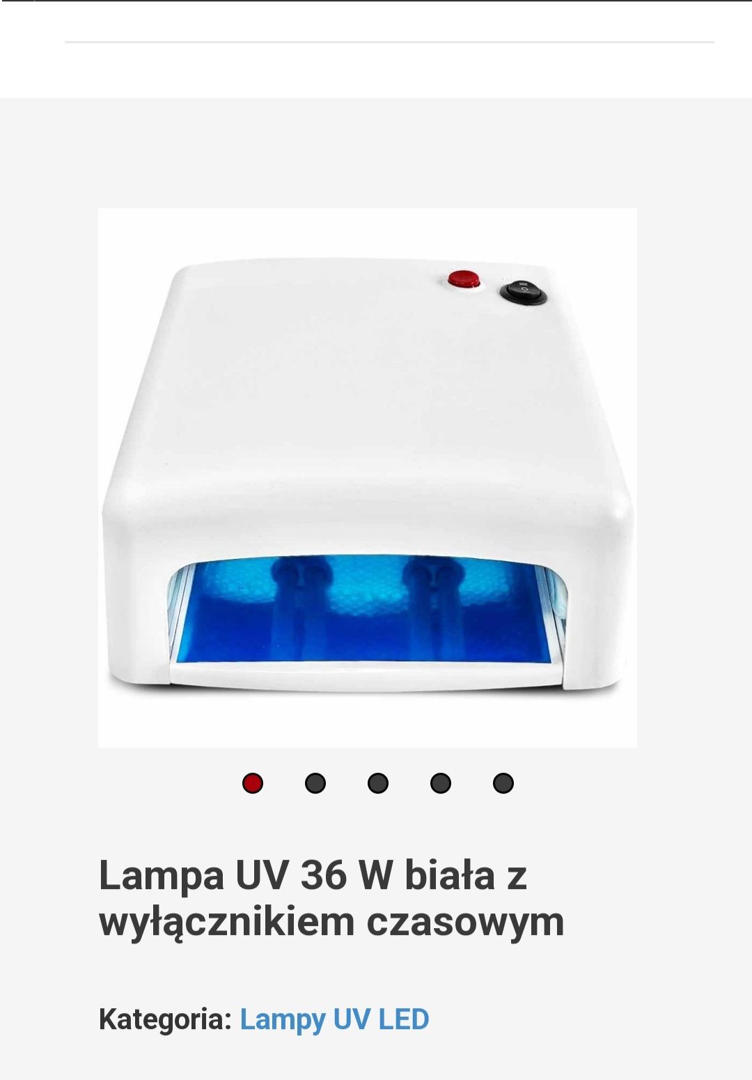 Lampa UV Multico biały