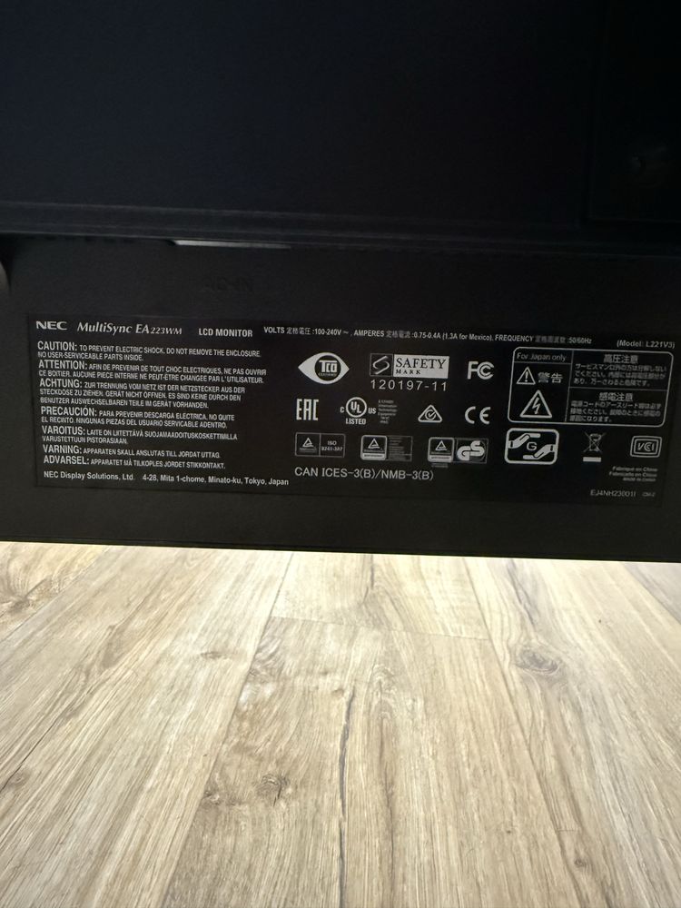 Monitor NEC EA223WM