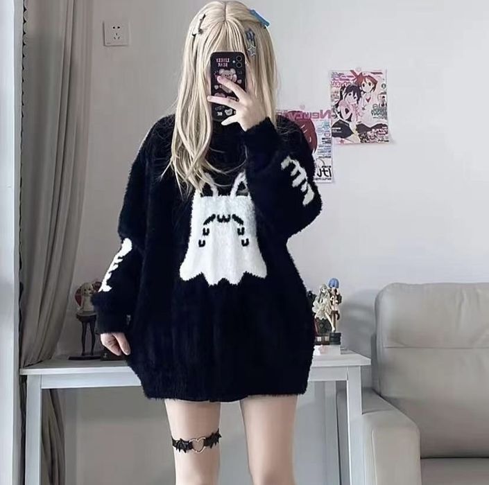 Свитер с kawaii котиком